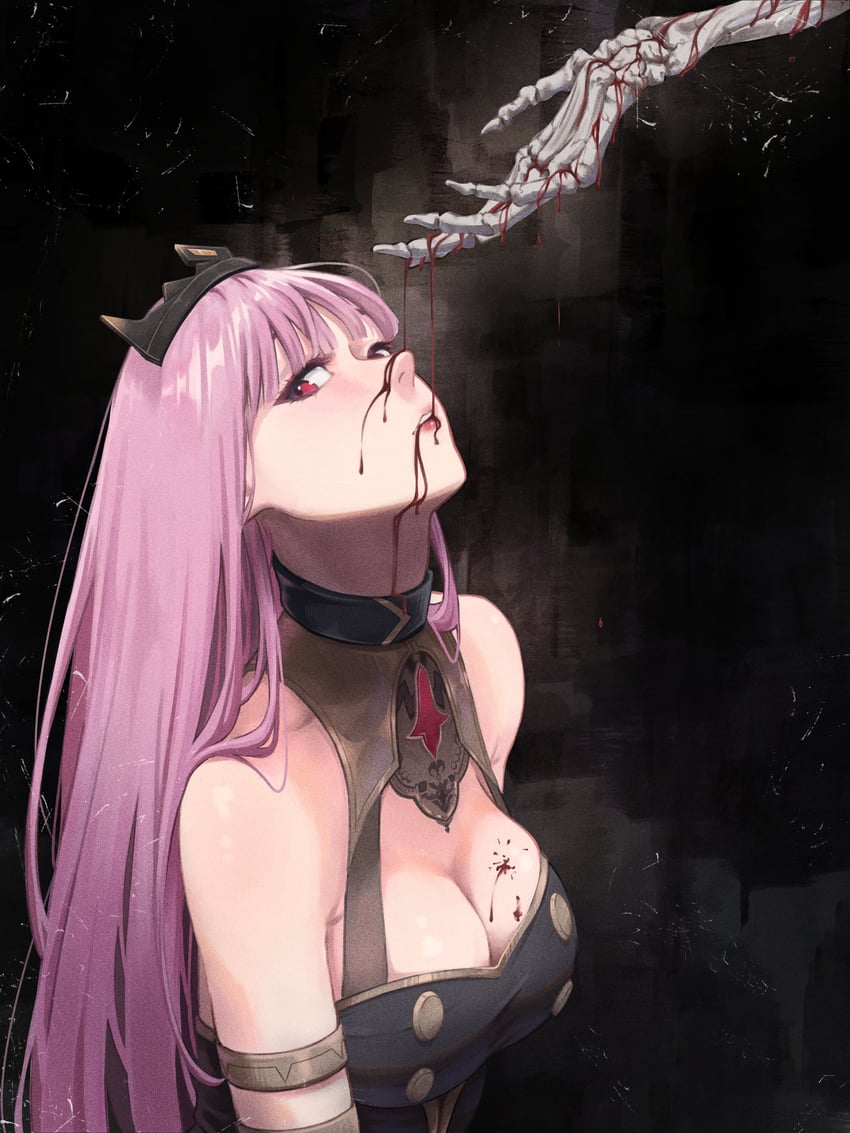 mori calliope (hololive and 1 more) drawn by samukzz