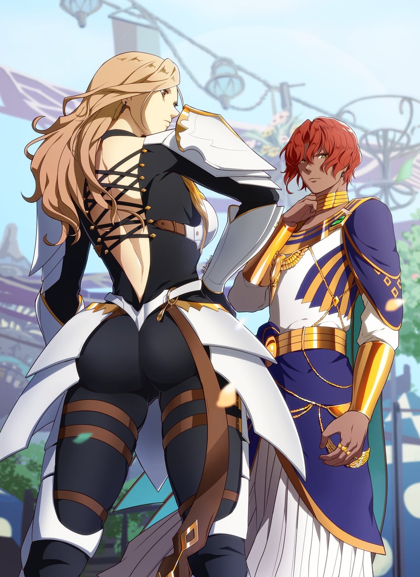 kisara and dohalim (tales of and 1 more) drawn by igusaharu