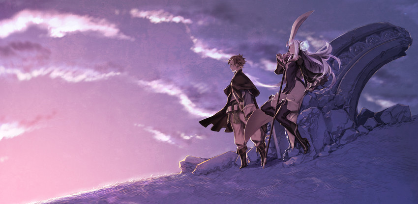 magnolia arch and yew geneolgia (bravely default and 2 more) drawn by miwa_shirow