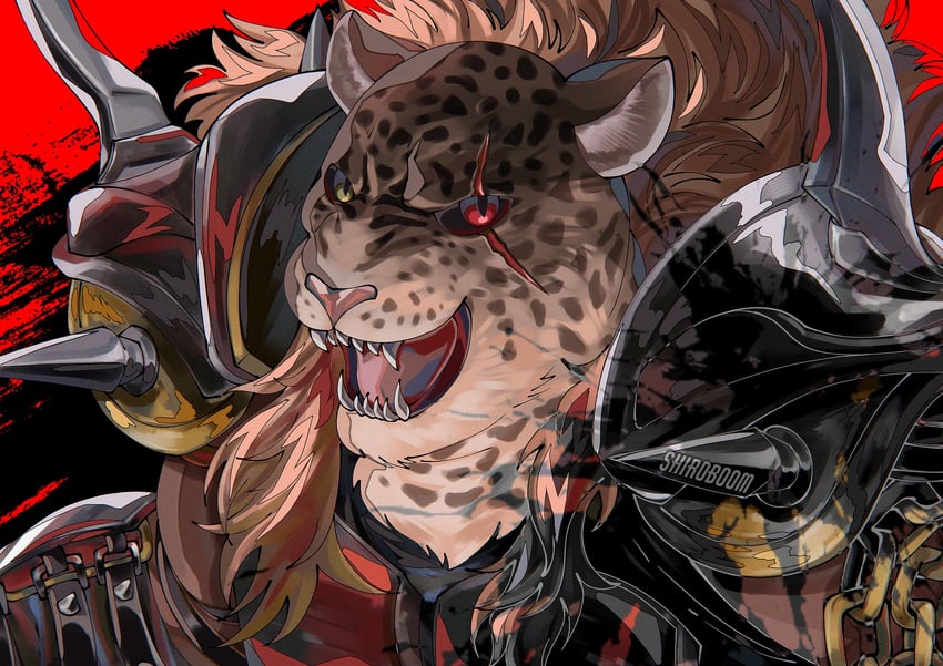 armor king (tekken and 1 more) drawn by shiro_boom
