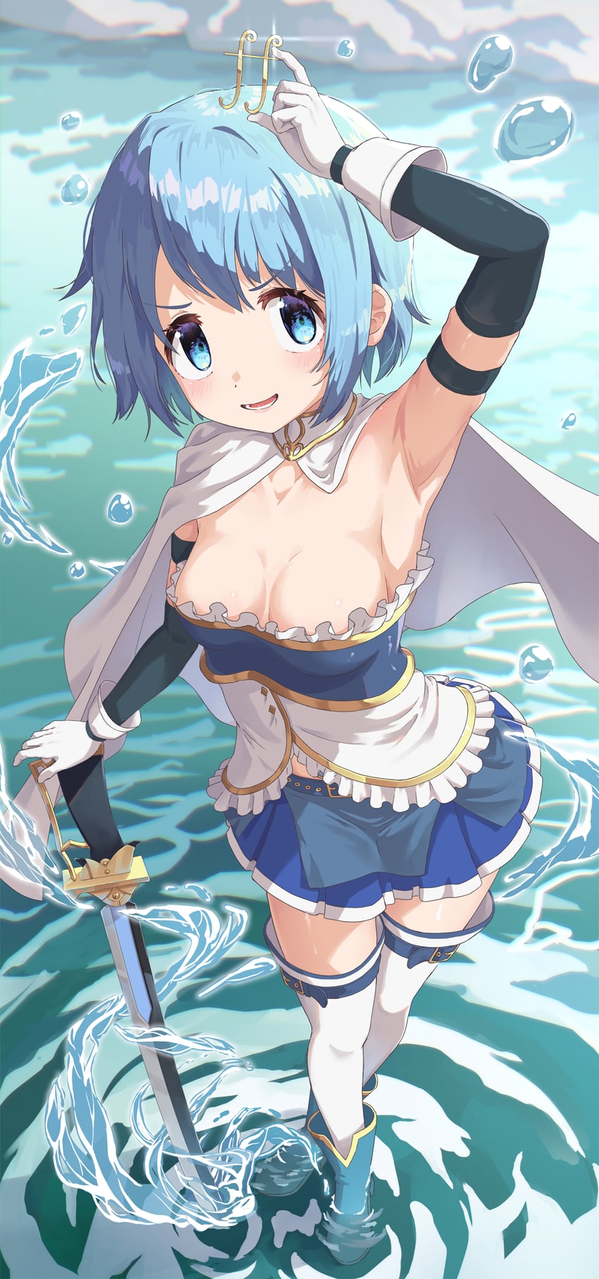 miki sayaka (mahou shoujo madoka magica and 1 more) drawn by puella_anko