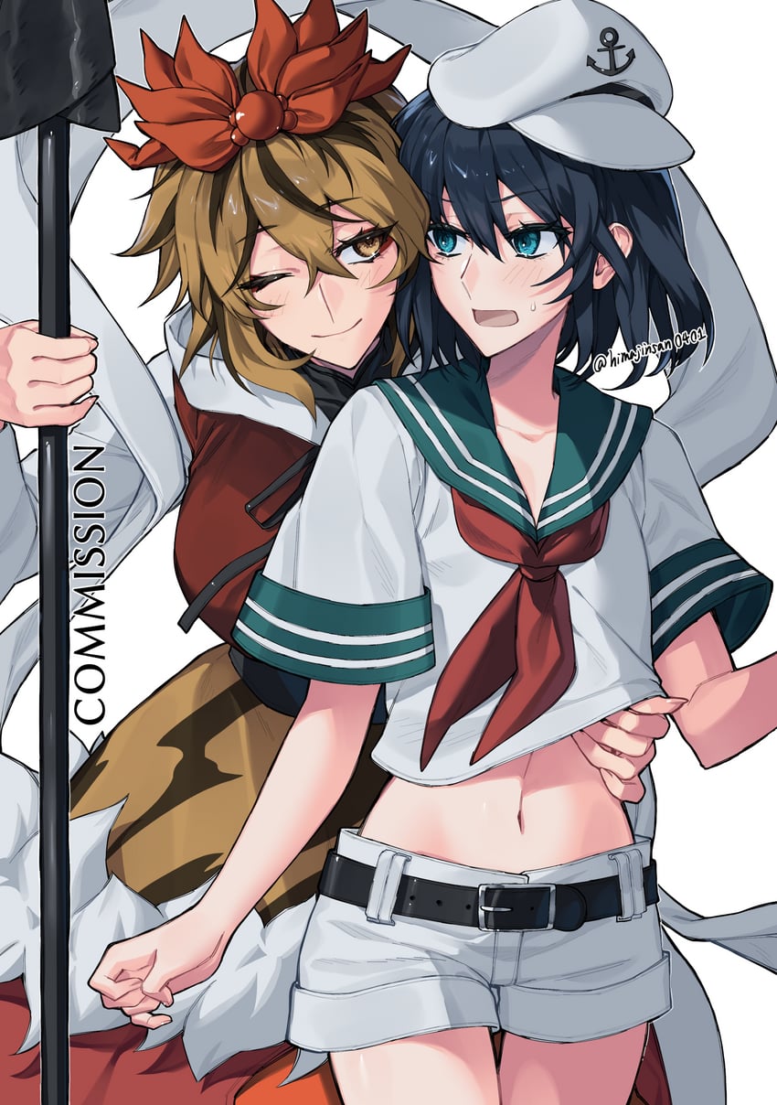 toramaru shou and murasa minamitsu (touhou) drawn by himadera