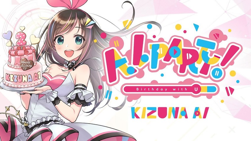 kizuna ai (kizuna ai inc.) drawn by morikura_en