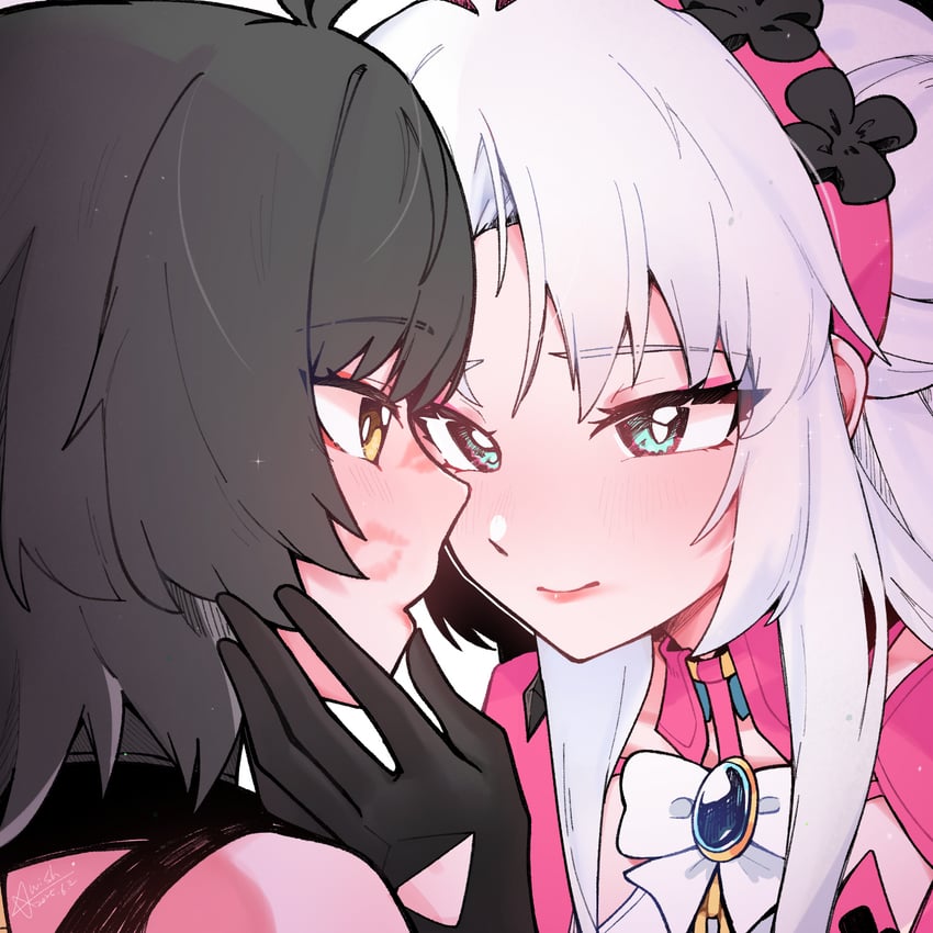 rover, female rover, and carlotta (wuthering waves) drawn by starblame