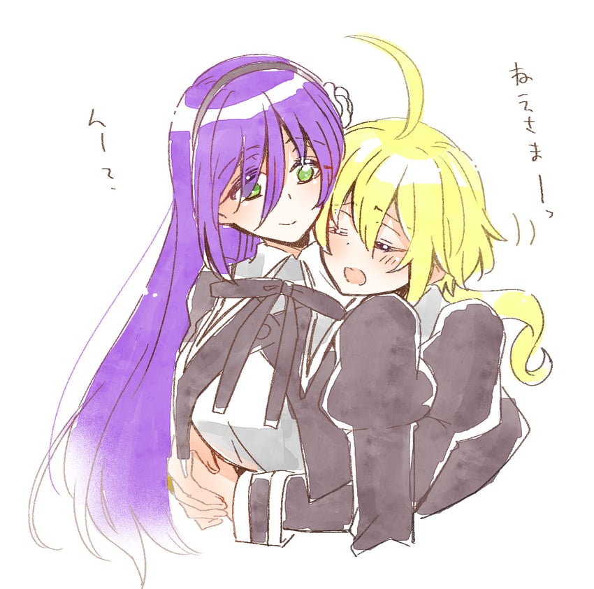 amano soraha and maki wakana (assault lily) drawn by sorato_(astllatte)