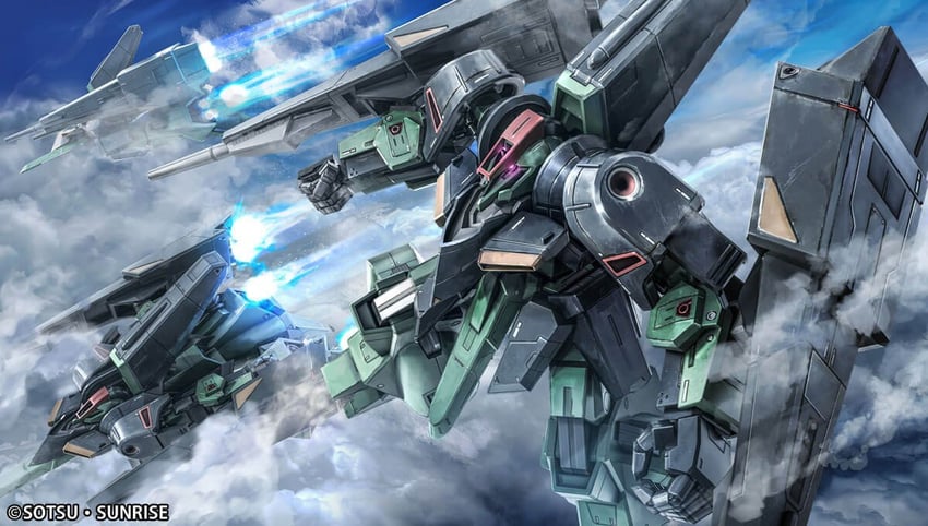 gaplant (gundam and 3 more) drawn by tenjin_hidetaka