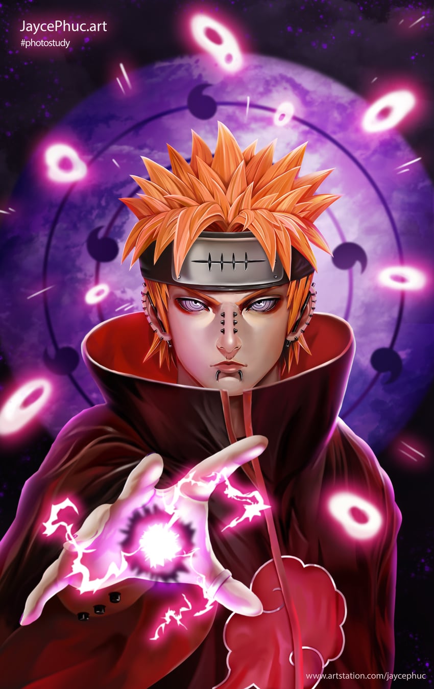 pain (naruto and 1 more) drawn by jayce_phuc