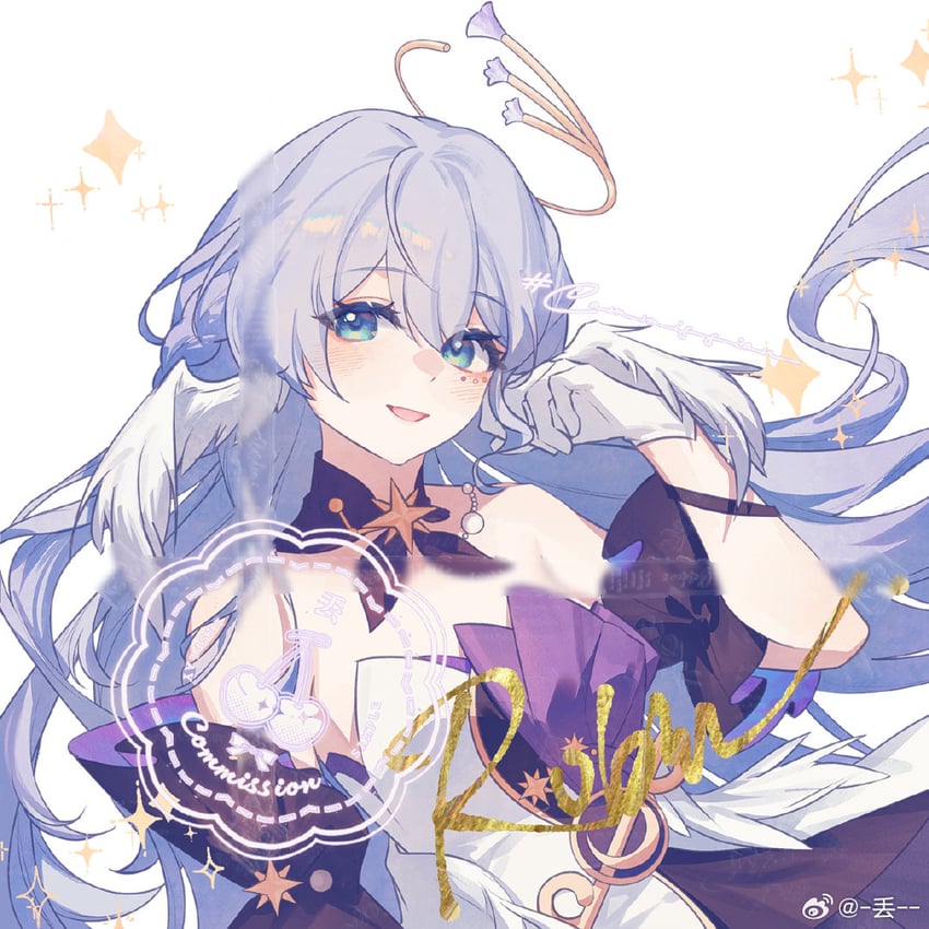 robin (honkai and 1 more) drawn by diu_(weibo_7003438912)