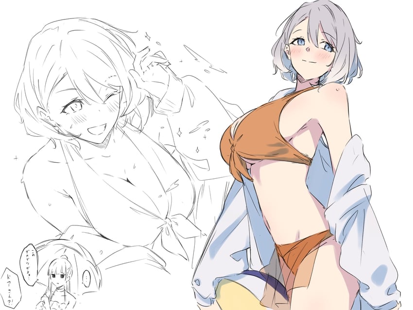 yahazu tobira and kanadate ruri (original) drawn by kanade_(kanade_3344)