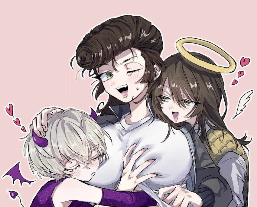 mika, youko, and yuri (girls und panzer) drawn by eikfc8