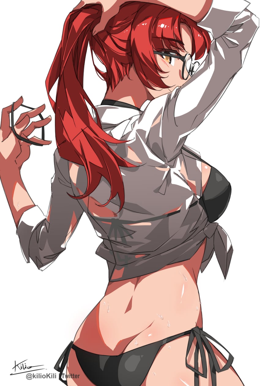 murata himeko (honkai and 1 more) drawn by kili_kilio