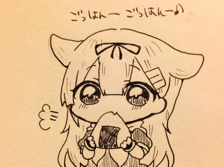 yuudachi and yuudachi kai ni (kantai collection) drawn by jako_(jakoo21)