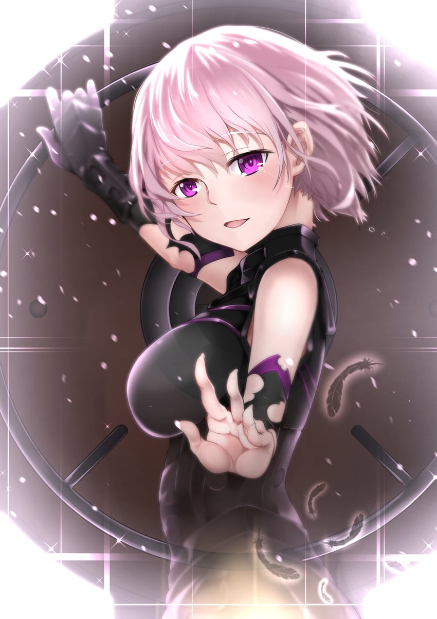 mash kyrielight (fate and 1 more) drawn by kagura_ren