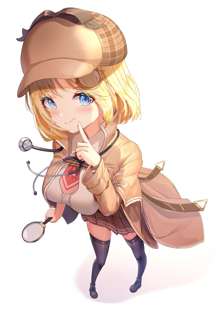watson amelia (hololive and 1 more) drawn by seero