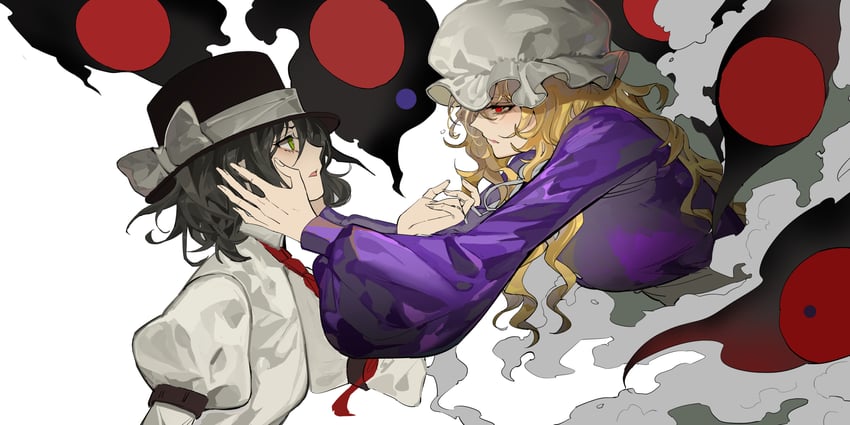 usami renko and maribel hearn (touhou) drawn by kaoru_(alicemakoto)
