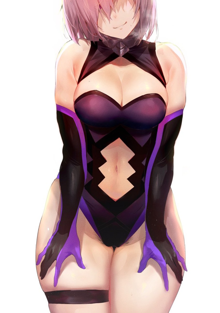 mash kyrielight (fate and 1 more) drawn by ikuchan_kaoru