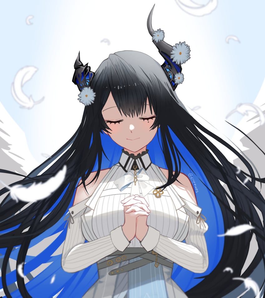 nerissa ravencroft (hololive and 1 more) drawn by eneeues