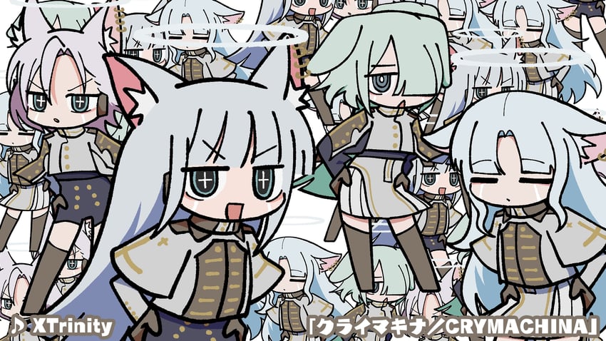 vida, hayim, hayat, and can (crymachina and 1 more) drawn by odayaka