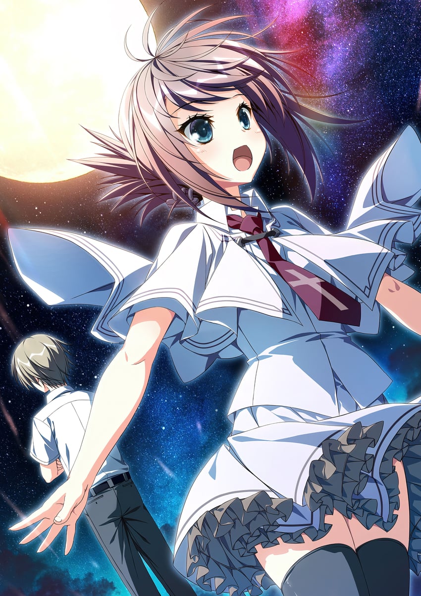 tachibana kimika and mamiya takuji (subarashiki hibi) drawn by suzuri_(tennenseki)