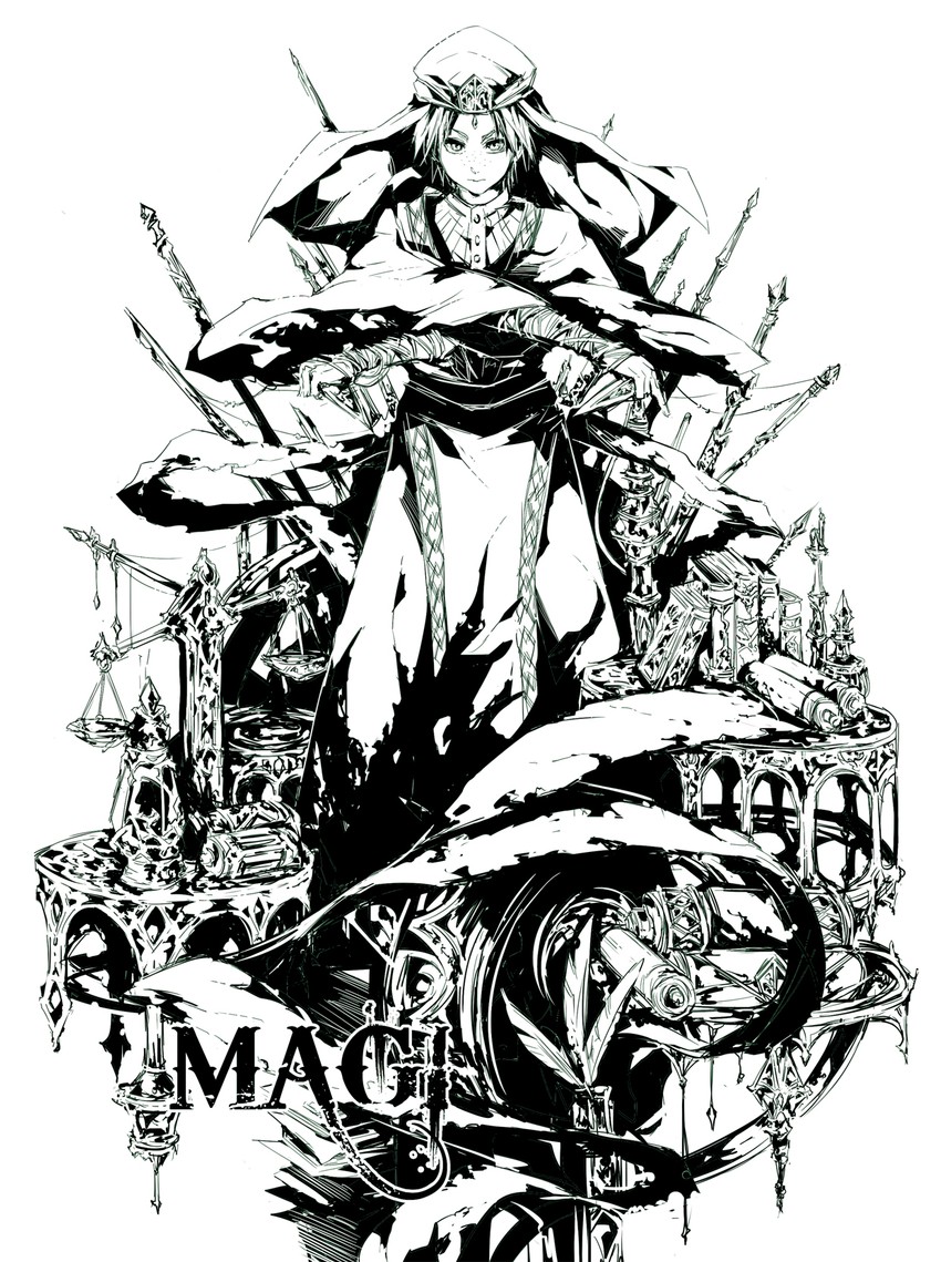 ja'far (magi the labyrinth of magic) drawn by siyouko
