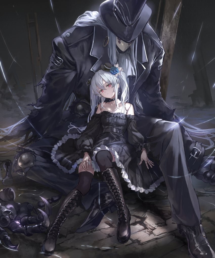 orchis and lloyd (shadowverse and 1 more) drawn by ponzu_(catponz)