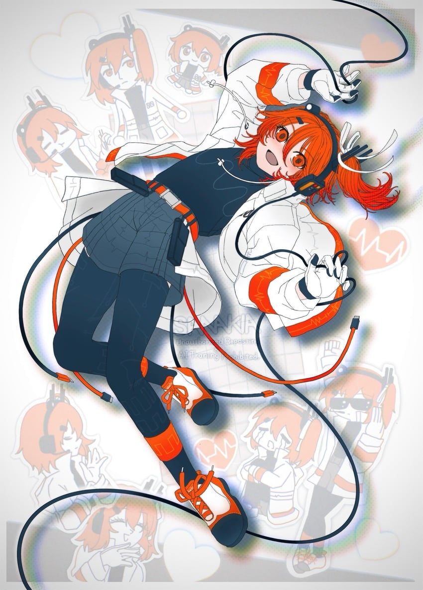 adachi rei (original and 2 more) drawn by sanakia_(star_issue)