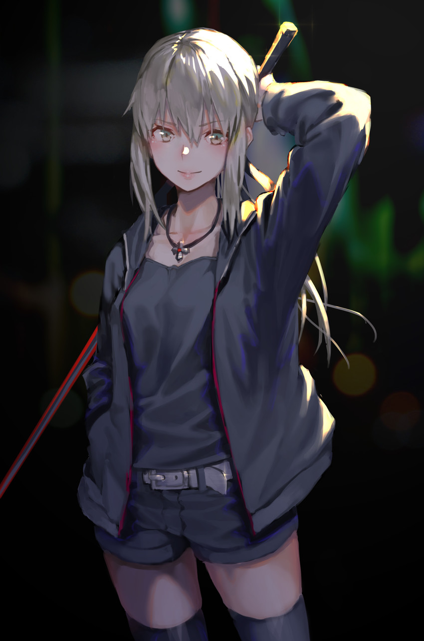 artoria pendragon and saber alter (fate and 1 more) drawn by rolua