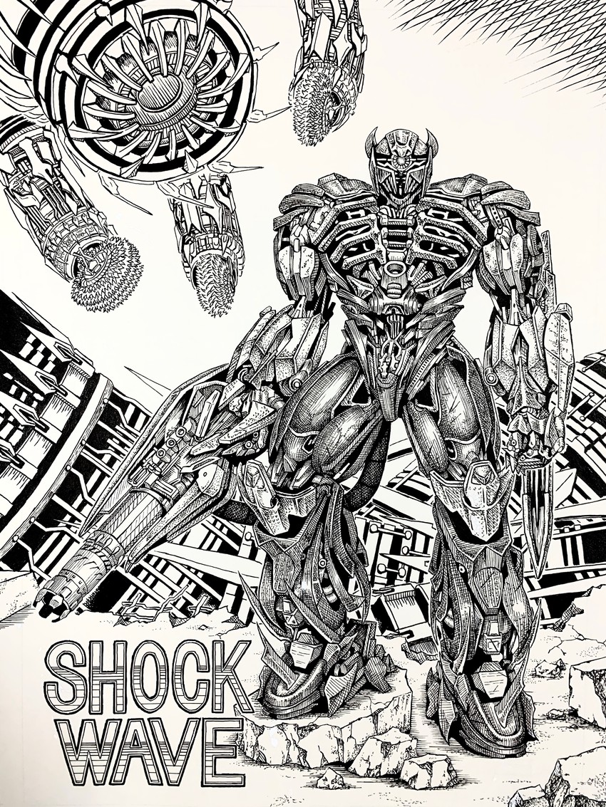 shockwave (transformers and 1 more) drawn by snowdarkness