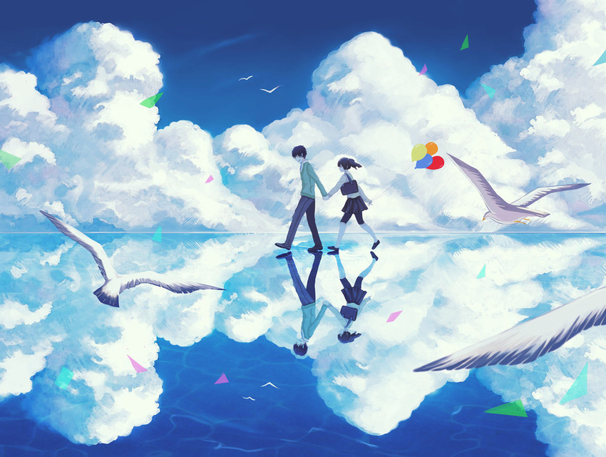 enomoto takane and kokonose haruka (kagerou project) drawn by xsong