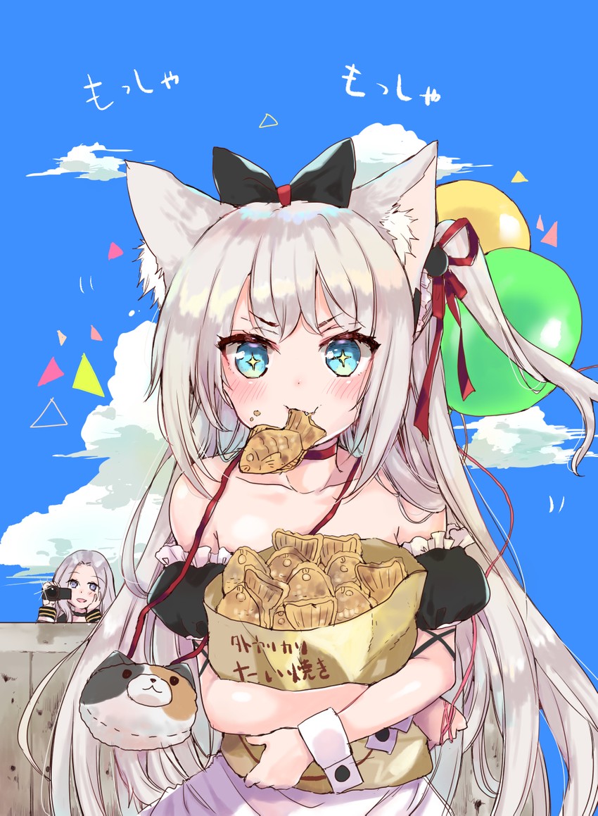 hammann and yorktown (azur lane) drawn by mito_(go!go!king!)