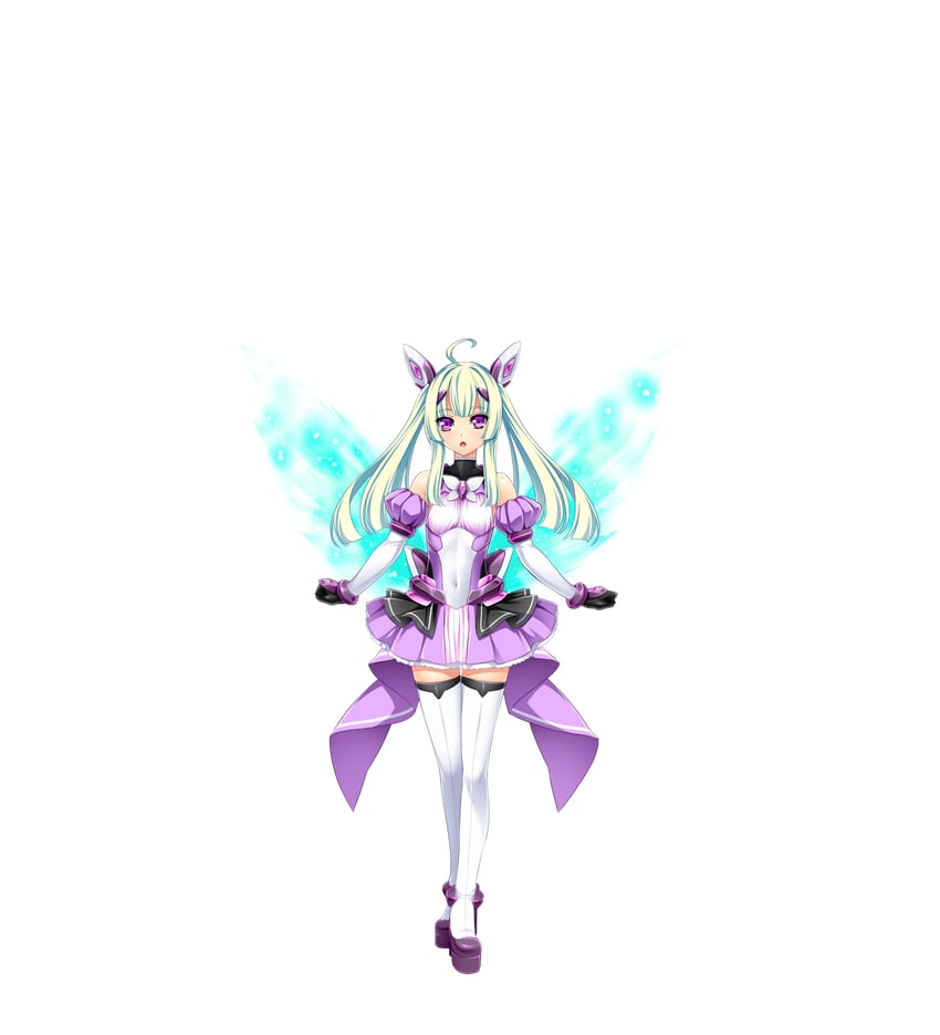 amakubo yuri and exs-tia flora (kouyoku senki exs-tia) drawn by inoino