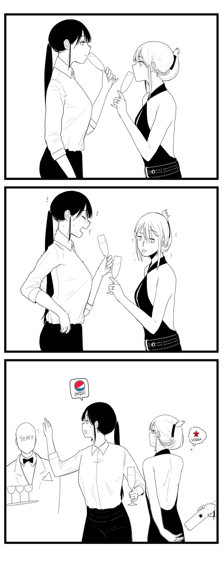 an-94 and female commander (girls' frontline and 1 more) drawn by huqu