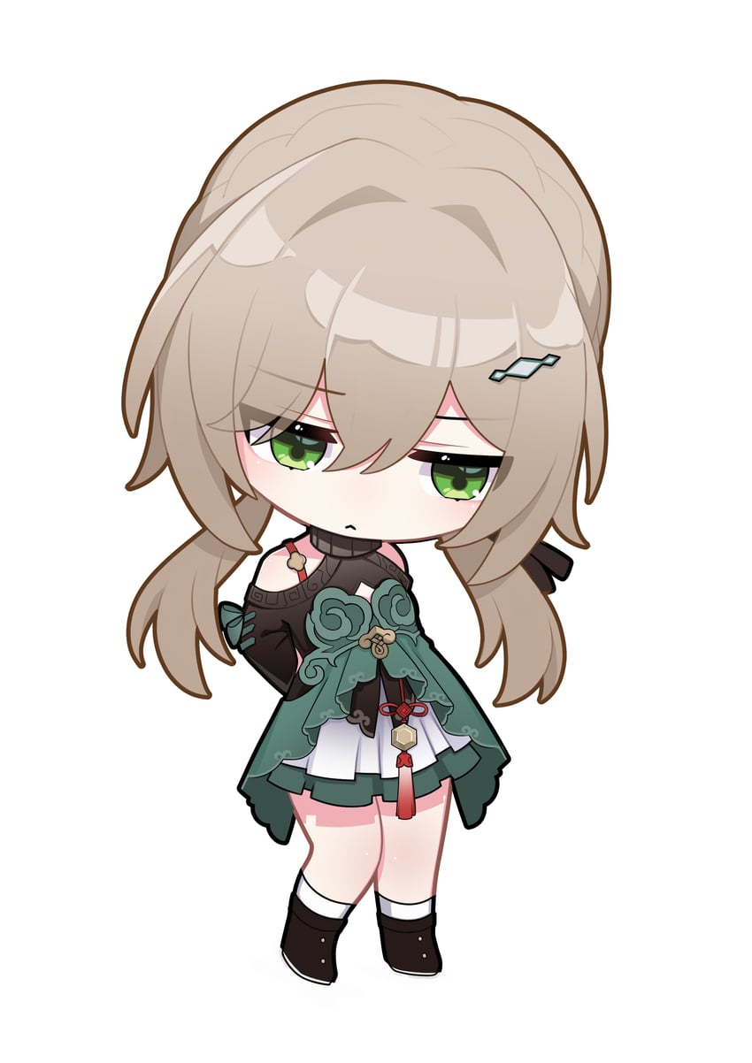 qingque (honkai and 1 more) drawn by ruochi_lk