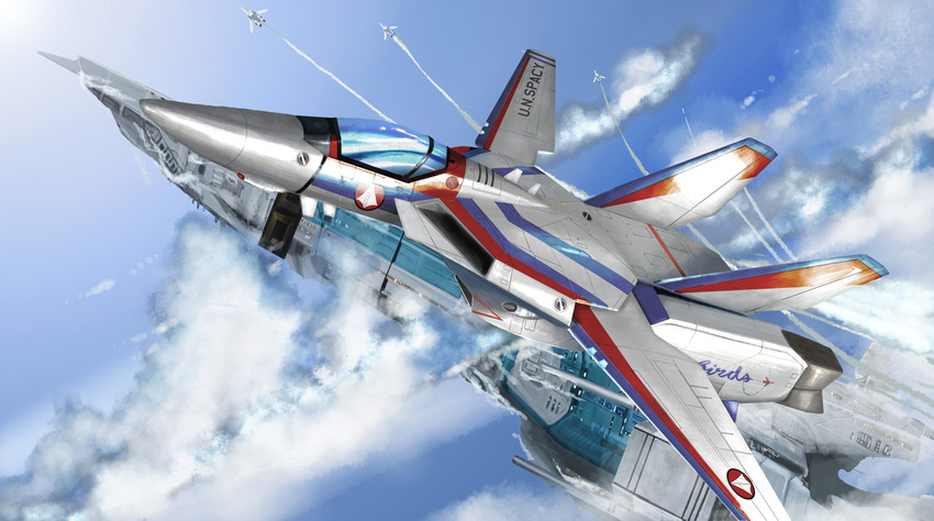 vf-1 and sdf-1 (macross and 1 more) drawn by i.t.o_daynamics