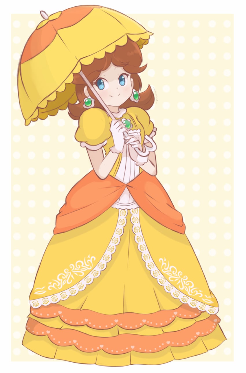 princess daisy (mario and 1 more) drawn by chocomiru