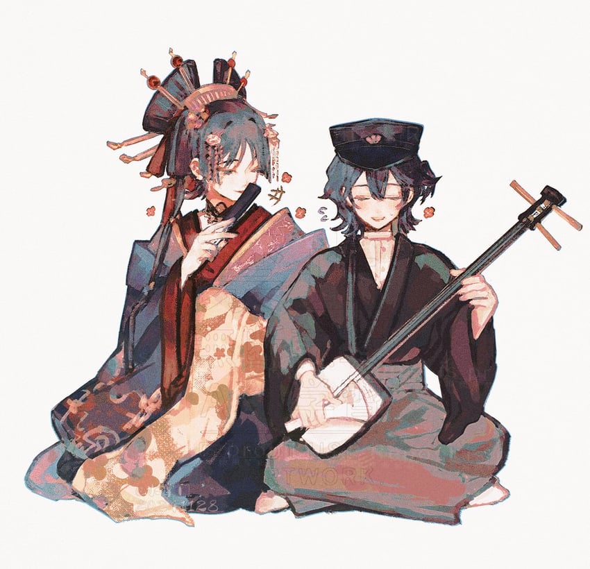 scaramouche (original and 1 more) drawn by double_water_ss