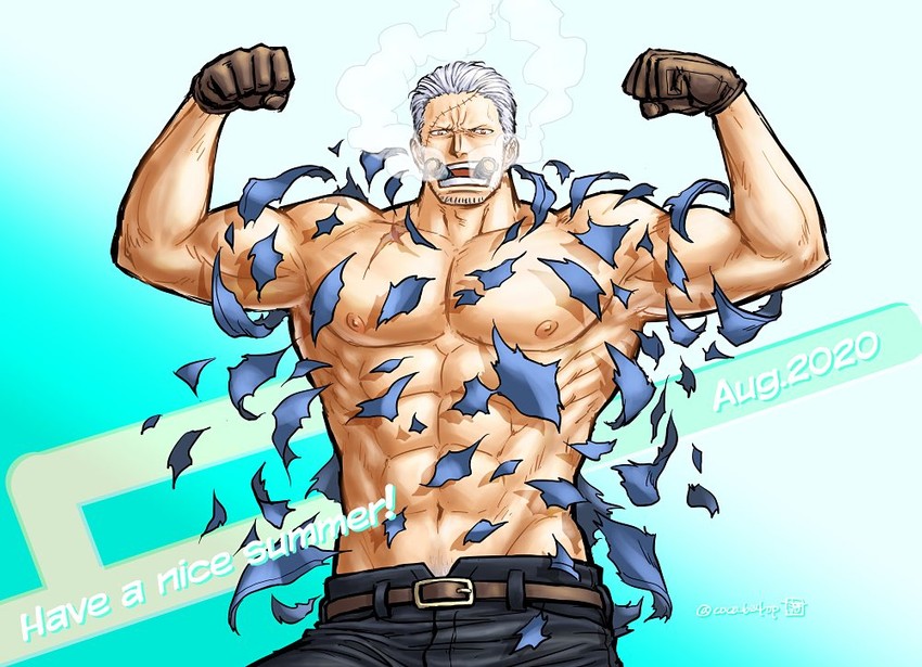 smoker (one piece) drawn by kokorozashi