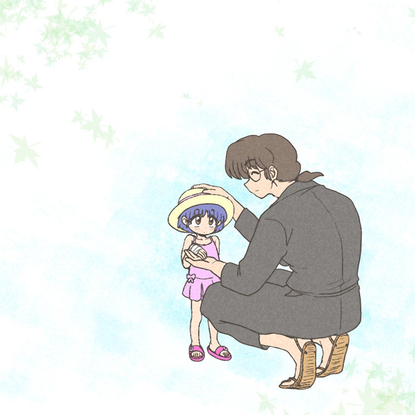 tendou akane and ono toufuu (ranma 1/2) drawn by wanta_(futoshi)