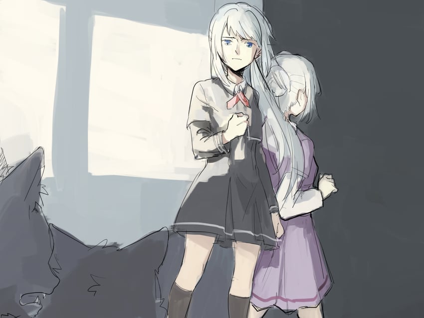 yakumo mitama (mahou shoujo madoka magica and 1 more) drawn by yushida