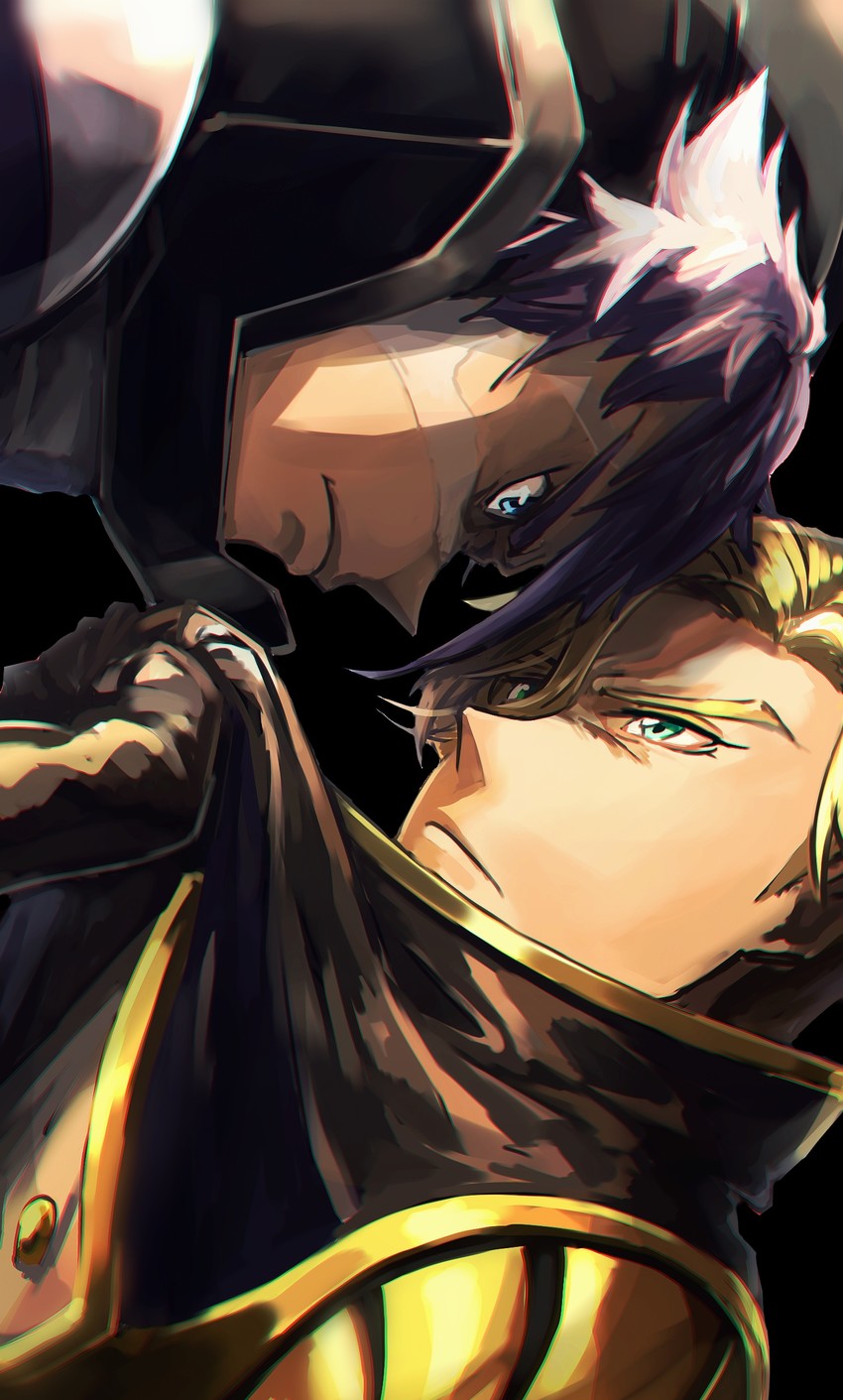 gaelio bauduin, mcgillis fareed, and vidar (gundam and 1 more) drawn by chanmura