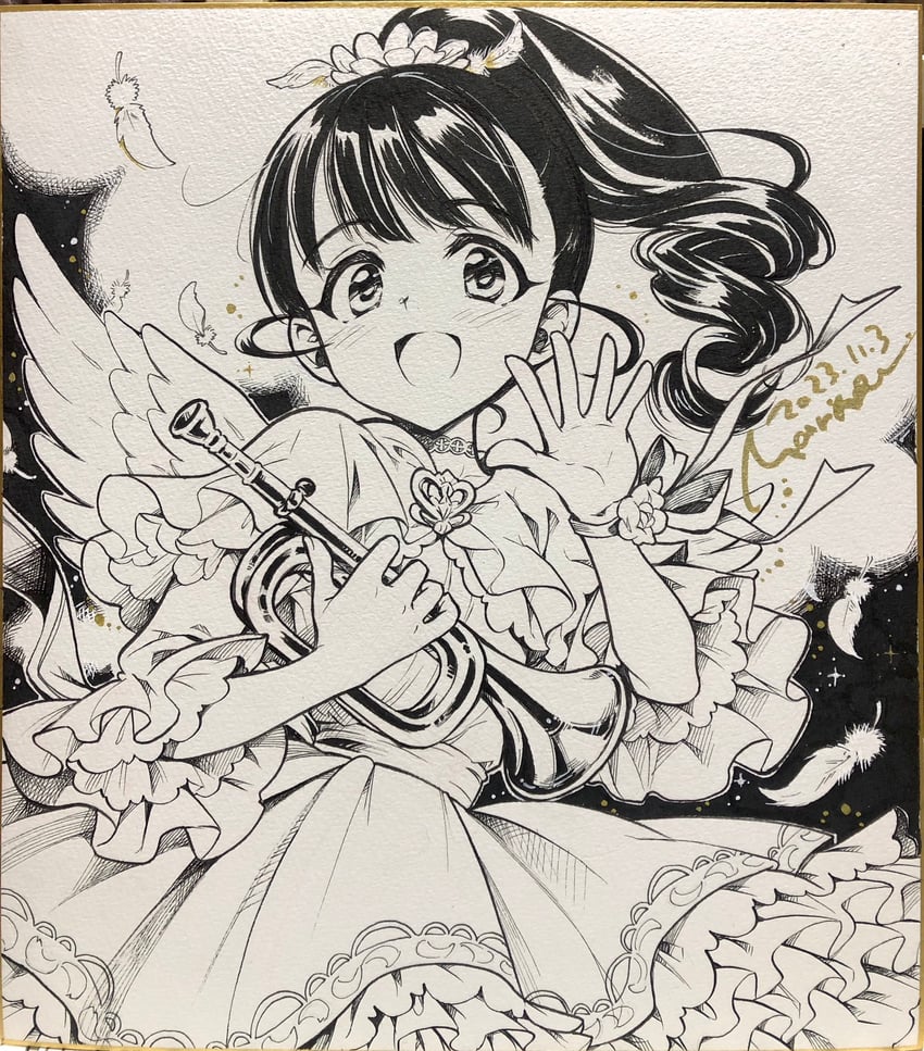 fukuyama mai (idolmaster and 1 more) drawn by marine_(confeitokobo)