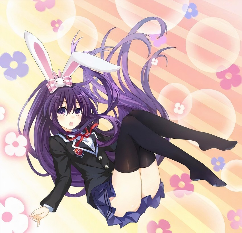 yatogami tohka (date a live and 1 more) drawn by tsunako