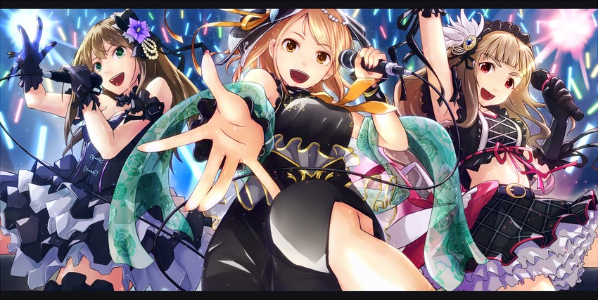 shibuya rin, hojo karen, and kamiya nao (idolmaster and 1 more) drawn by shibuya_susano