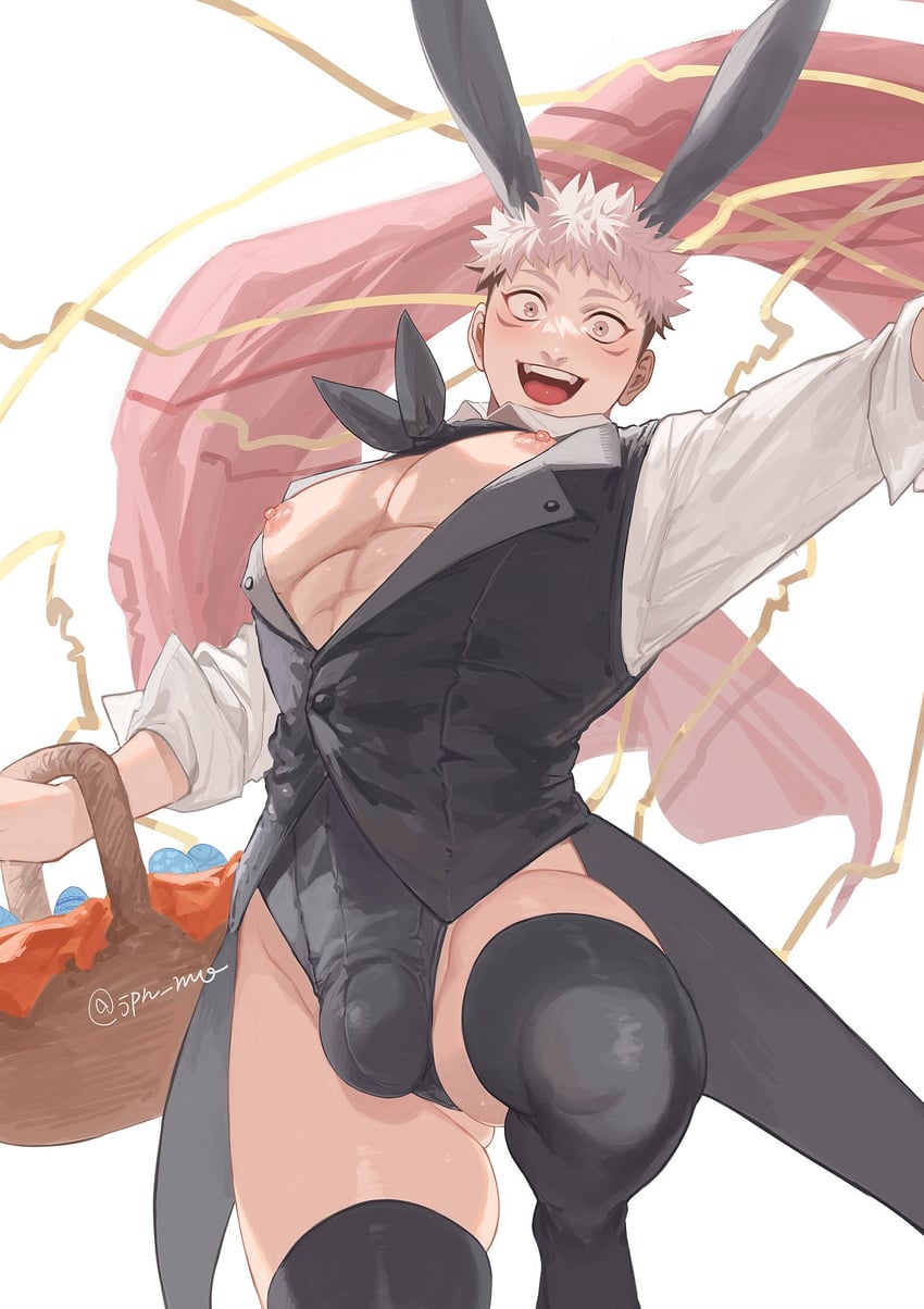 itadori yuuji (jujutsu kaisen) drawn by ccccc_(jpn_m0)