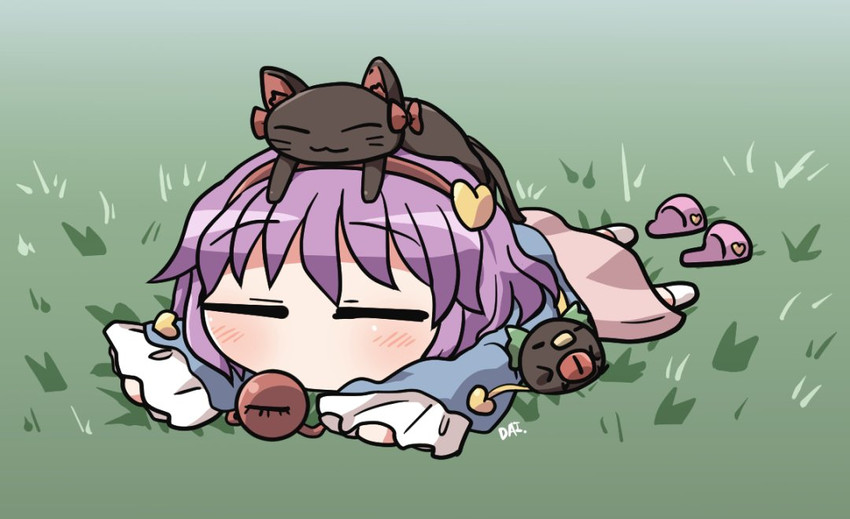 komeiji satori, kaenbyou rin, and reiuji utsuho (touhou) drawn by rokugou_daisuke