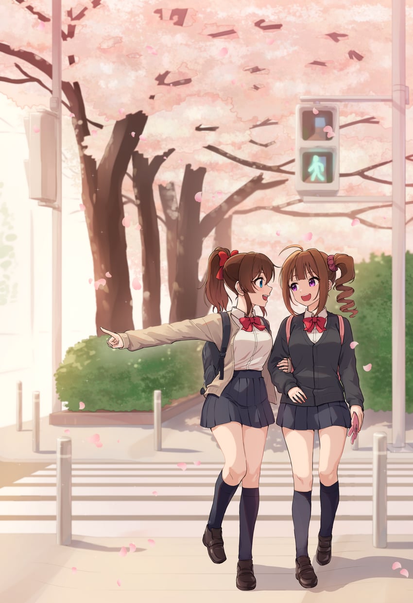 yokoyama nao and satake minako (idolmaster and 1 more) drawn by kamille_(vcx68)