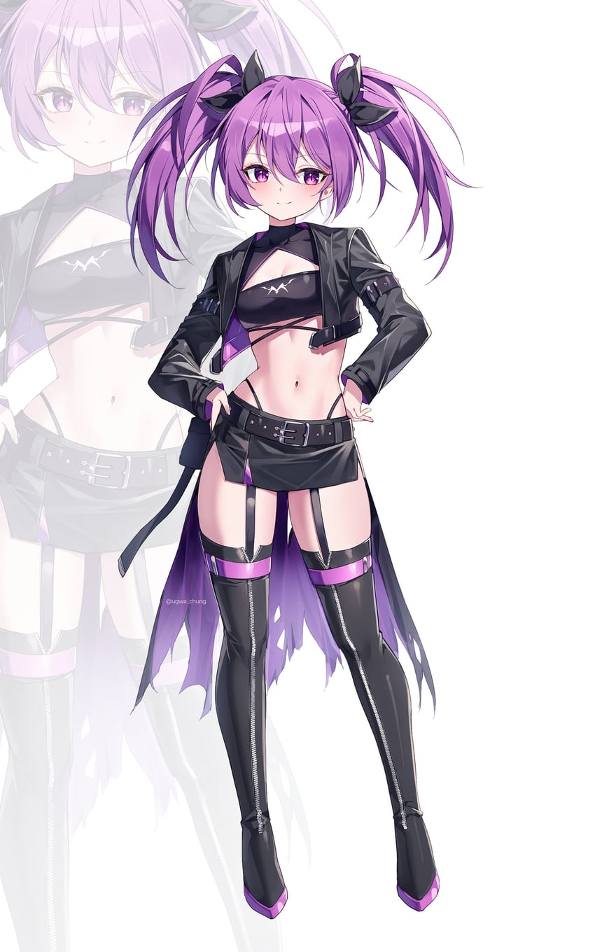 aisha landar and void princess (elsword) drawn by ugwa