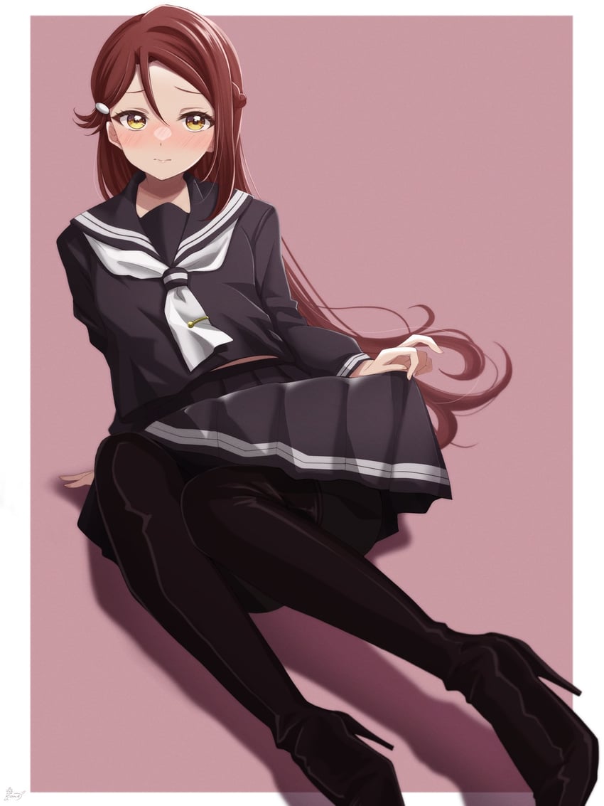sakurauchi riko (love live! and 1 more) drawn by pukonuu
