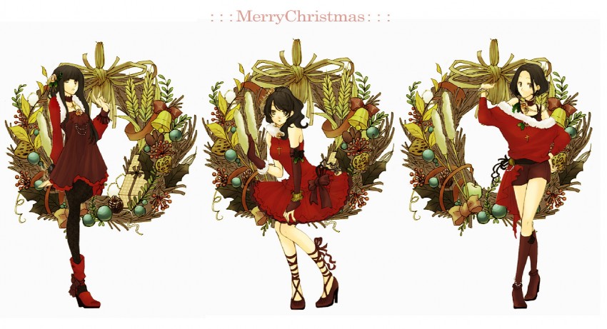 nocchi, kashiyuka, and a~chan (perfume) drawn by maru_(memoriatechnica)