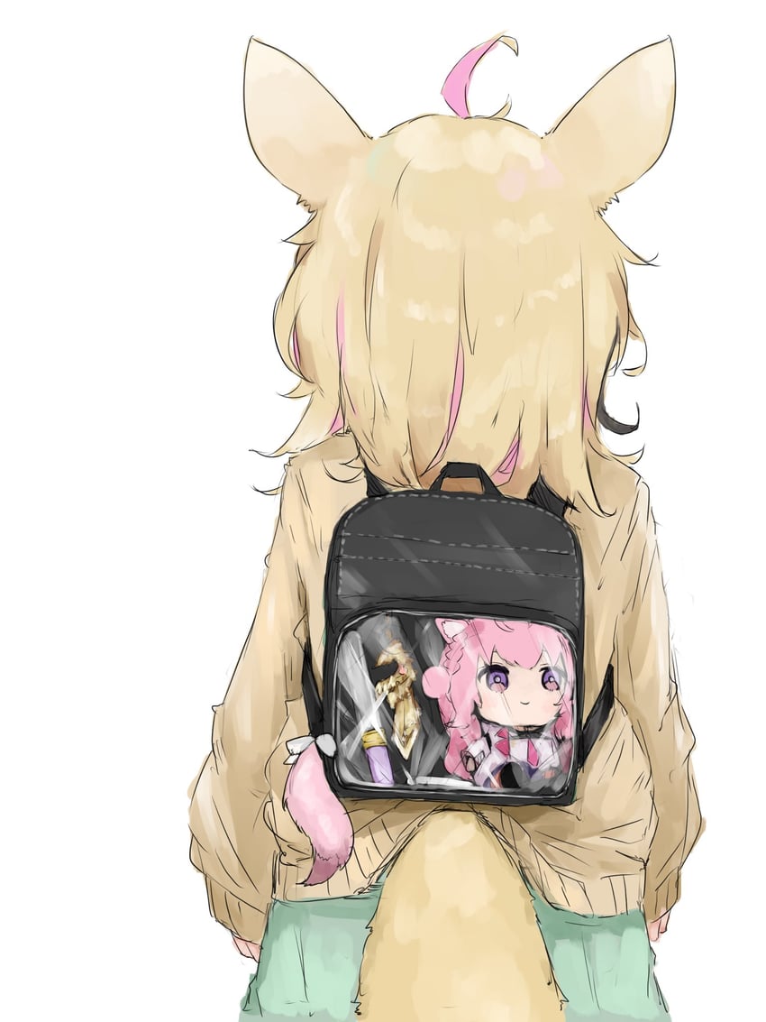 hakui koyori and omaru polka (hololive) drawn by suzu_coconatu